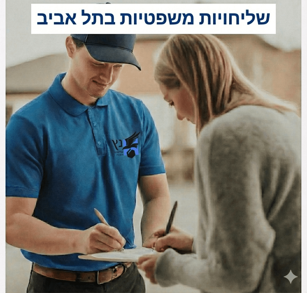 שליחויות משפטיות בתל אביב
