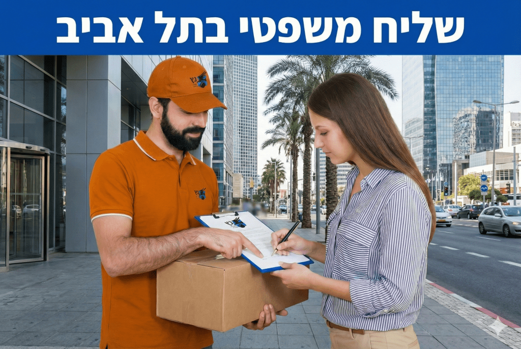 שליח משפטי בתל אביב