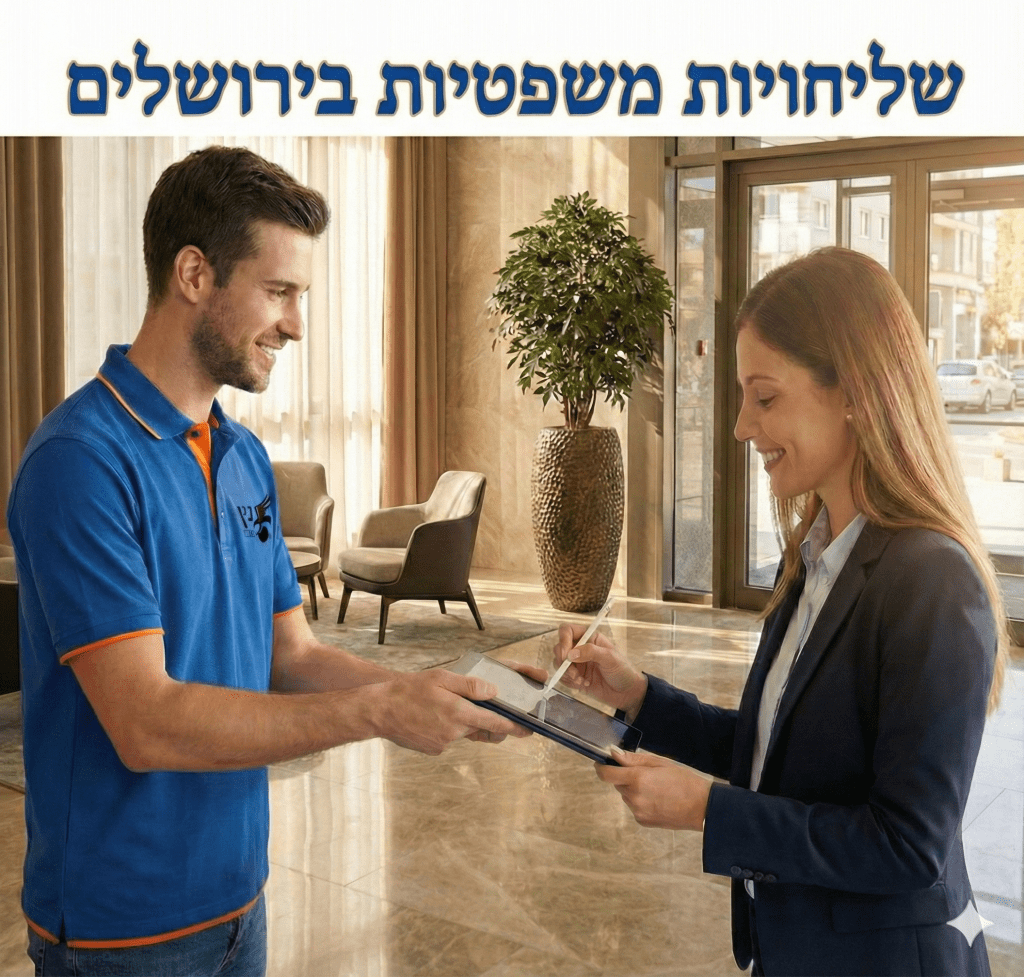 שליחויות משפטיות בירושלים